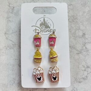 Disney Snack Earring Set (3) - Soda, Dole Whip, & Popcorn Earrings